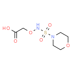 ChemSpider 2D Image | {[(4-Morpholinylsulfonyl)amino]oxy}acetic acid | C6H12N2O6S