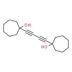 ChemSpider 2D Image | 1,1'-(1,3-Butadiyne-1,4-diyl)dicycloheptanol | C18H26O2