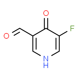 ChemSpider 2D Image | 5-Fluoro-4-oxo-1,4-dihydro-3-pyridinecarbaldehyde | C6H4FNO2