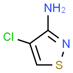 ChemSpider 2D Image | 4-Chloro-1,2-thiazol-3-amine | C3H3ClN2S