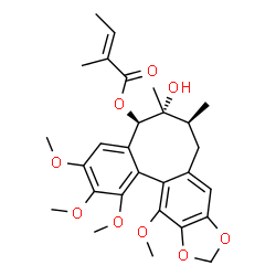 ChemSpider 2D Image | Tigloylgomisin P | C28H34O9
