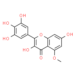 ChemSpider 2D Image | 5-O-Methylmyricetin | C16H12O8