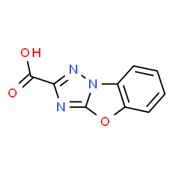 ChemSpider 2D Image | [1,2,4]Triazolo[5,1-b][1,3]benzoxazole-2-carboxylic acid | C9H5N3O3