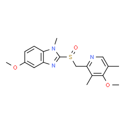 ChemSpider 2D Image | N-Methyl Omeprazole | C18H21N3O3S