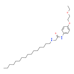 ChemSpider 2D Image | N-[4-(2-Ethoxyethoxy)phenyl]-N~2~-hexadecylglycinamide | C28H50N2O3