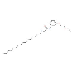 ChemSpider 2D Image | N-[3-(2-Ethoxyethoxy)phenyl]-N~2~-hexadecylglycinamide | C28H50N2O3