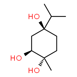 ChemSpider 2D Image | (1S,2S,4S)-4-Isopropyl-1-methyl-1,2,4-cyclohexanetriol | C10H20O3