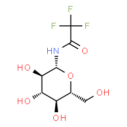 ChemSpider 2D Image | N-trifluoroacetyl-beta-D-glucopyranosylamine | C8H12F3NO6