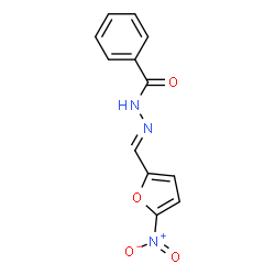 ChemSpider 2D Image | N'-[(E)-(5-Nitro-2-furyl)methylene]benzohydrazide | C12H9N3O4