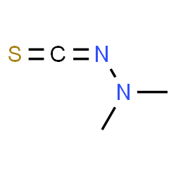 ChemSpider 2D Image | (Dimethylhydrazono)methanethione | C3H6N2S