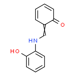 ChemSpider 2D Image | 6-{[(2-Hydroxyphenyl)amino]methylene}-2,4-cyclohexadien-1-one | C13H11NO2