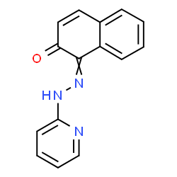 ChemSpider 2D Image | 1-(2-Pyridinylhydrazono)-2(1H)-naphthalenone | C15H11N3O