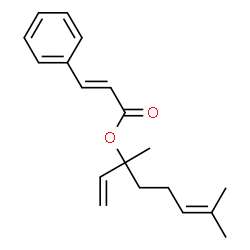 ChemSpider 2D Image | LINALYL CINNAMATE | C19H24O2
