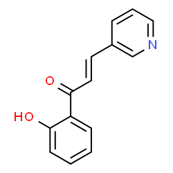 ChemSpider 2D Image | (2E)-1-(2-Hydroxyphenyl)-3-(3-pyridinyl)-2-propen-1-one | C14H11NO2