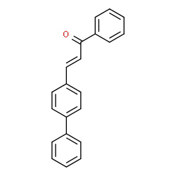 ChemSpider 2D Image | (2E)-3-(4-Biphenylyl)-1-phenyl-2-propen-1-one | C21H16O