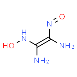 ChemSpider 2D Image | (Z)-N~1~-Hydroxy-2-nitroso-1,1,2-ethenetriamine | C2H6N4O2