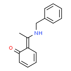 ChemSpider 2D Image | (6E)-6-[1-(Benzylamino)ethylidene]-2,4-cyclohexadien-1-one | C15H15NO