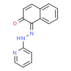 ChemSpider 2D Image | (1Z)-1-(2-Pyridinylhydrazono)-2(1H)-naphthalenone | C15H11N3O