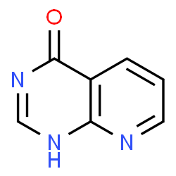 ChemSpider 2D Image | 3H-Pyrido[2,3-d]pyrimidin-4-one | C7H5N3O