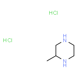 ChemSpider 2D Image | 2-Methylpiperazine dihydrochloride | C5H14Cl2N2