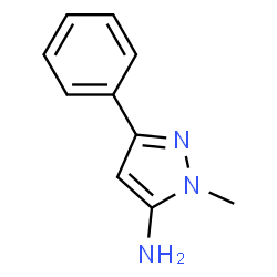 ChemSpider 2D Image | 2-methyl-5-phenylpyrazol-3-amine | C10H11N3