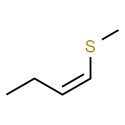 ChemSpider 2D Image | (1Z)-1-(methylthio)-1-butene | C5H10S