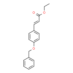 ChemSpider 2D Image | Ethyl (2E)-3-[4-(benzyloxy)phenyl]acrylate | C18H18O3