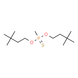 ChemSpider 2D Image | O,O-Bis(3,3-dimethylbutyl) methylphosphonothioate | C13H29O2PS