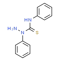 ChemSpider 2D Image | 2,4-Diphenyl-3-thiosemicarbazide | C13H13N3S