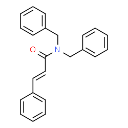 ChemSpider 2D Image | (2E)-N,N-Dibenzyl-3-phenylacrylamide | C23H21NO