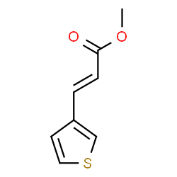 ChemSpider 2D Image | Methyl (2E)-3-(3-thienyl)acrylate | C8H8O2S