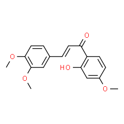 ChemSpider 2D Image | 2'-Hydroxy-3,4,4'-trimethoxychalcone | C18H18O5