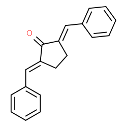 ChemSpider 2D Image | (2E,5E)-2,5-Dibenzylidenecyclopentanone | C19H16O
