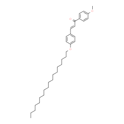 ChemSpider 2D Image | trans-4'-Methoxy-4-(octadecyloxy)chalcone | C34H50O3