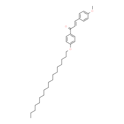 ChemSpider 2D Image | trans-4-Methoxy-4'-(octadecyloxy)chalcone | C34H50O3