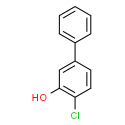 ChemSpider 2D Image | 4-Chloro-3-biphenylol | C12H9ClO
