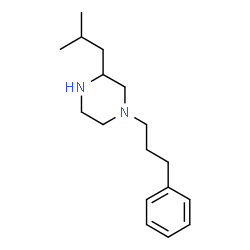 ChemSpider 2D Image | 3-Isobutyl-1-(3-phenylpropyl)piperazine | C17H28N2
