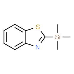 ChemSpider 2D Image | 2-(TRIMETHYLSILYL)BENZOTHIAZOLE | C10H13NSSi