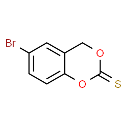 ChemSpider 2D Image | 6-Bromo-4H-1,3-benzodioxine-2-thione | C8H5BrO2S