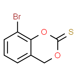 ChemSpider 2D Image | 8-Bromo-4H-1,3-benzodioxine-2-thione | C8H5BrO2S