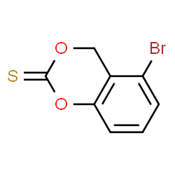 ChemSpider 2D Image | 5-Bromo-4H-1,3-benzodioxine-2-thione | C8H5BrO2S