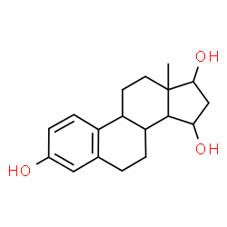 ChemSpider 2D Image | Estra-1,3,5(10)-triene-3,15,17-triol | C18H24O3