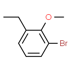 ChemSpider 2D Image | 1-Bromo-3-ethyl-2-methoxybenzene | C9H11BrO