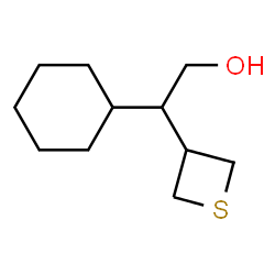 ChemSpider 2D Image | 2-Cyclohexyl-2-(3-thietanyl)ethanol | C11H20OS