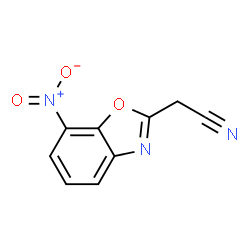 ChemSpider 2D Image | (7-Nitro-1,3-benzoxazol-2-yl)acetonitrile | C9H5N3O3