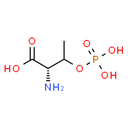 ChemSpider 2D Image | dl-O-Phosphothreonine | C4H10NO6P