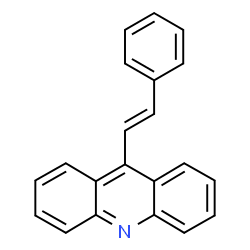 ChemSpider 2D Image | 9-[(E)-2-Phenylvinyl]acridine | C21H15N