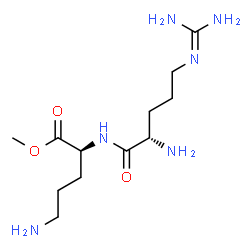 ChemSpider 2D Image | Methyl N~5~-(diaminomethylene)-L-ornithyl-L-ornithinate | C12H26N6O3