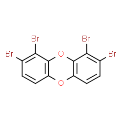 ChemSpider 2D Image | 1,2,8,9-Tetrabromooxanthrene | C12H4Br4O2