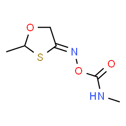 ChemSpider 2D Image | (Methylamino){[(Z)-(2-methyl-1,3-oxathiolan-4-ylidene)amino]oxy}methanone | C6H10N2O3S